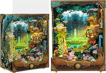 Amazon.com: Discover Atlanta DIY Book Nook Kit – Aquarium-Style 3D